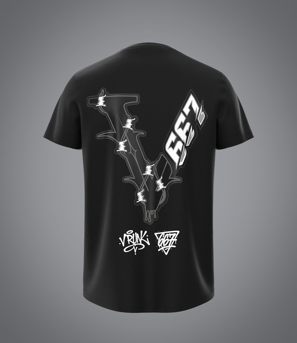 T-shirt noir VRUNK X 667