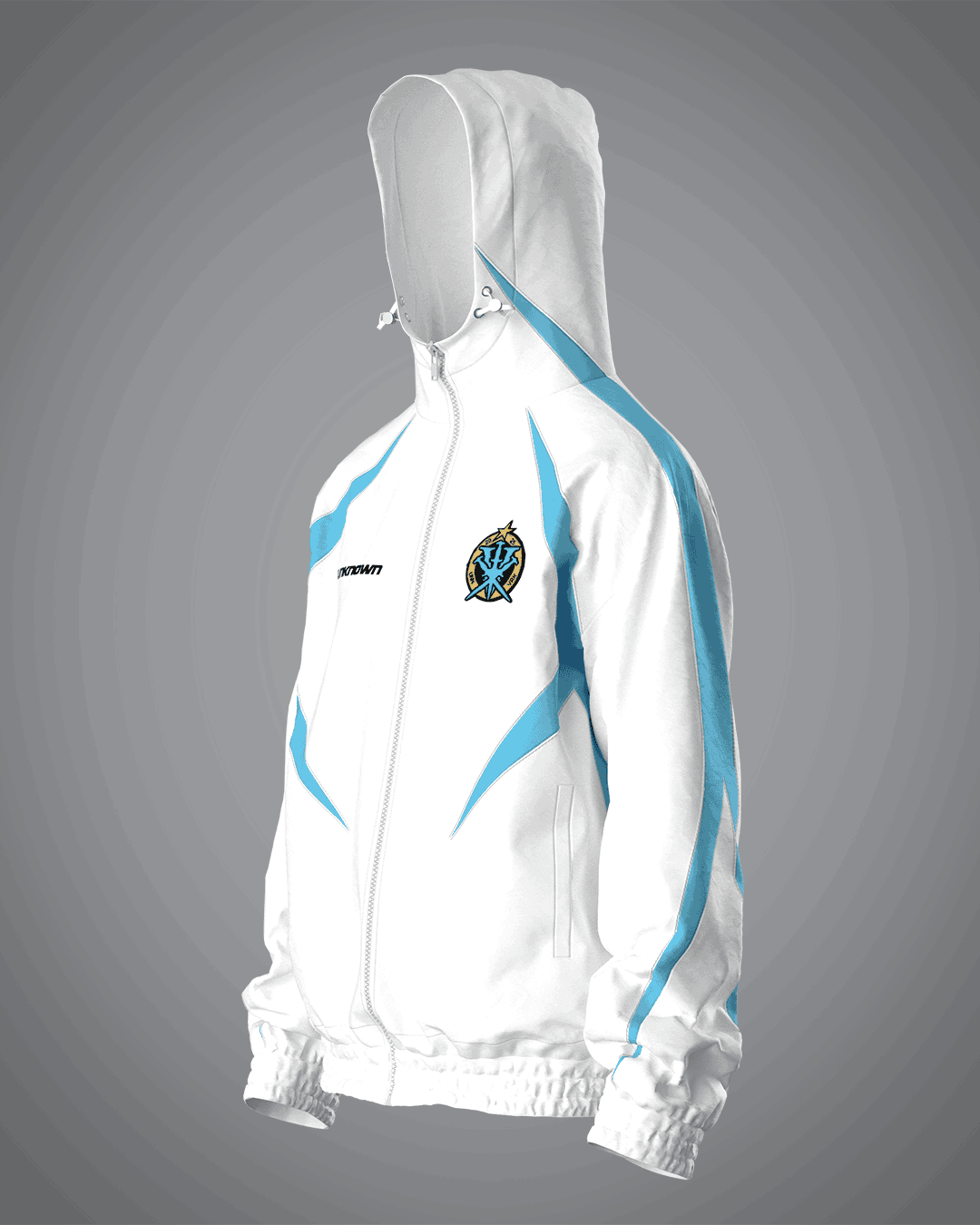 VRUNK X UNKNOWN - TRACK TOP WHITE VRUNK