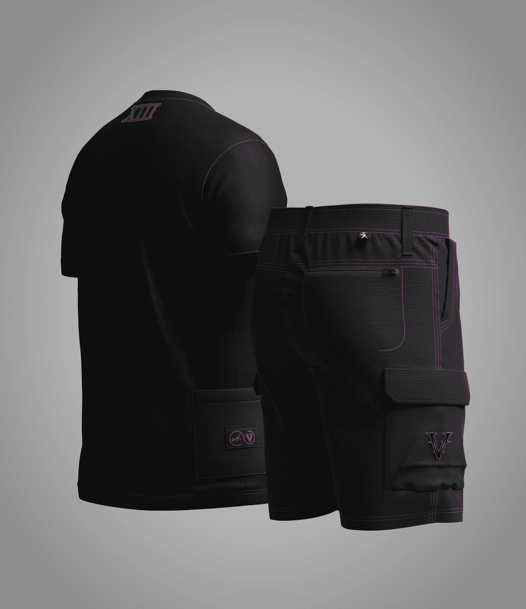 Ensemble Cargo Noir VRUNK