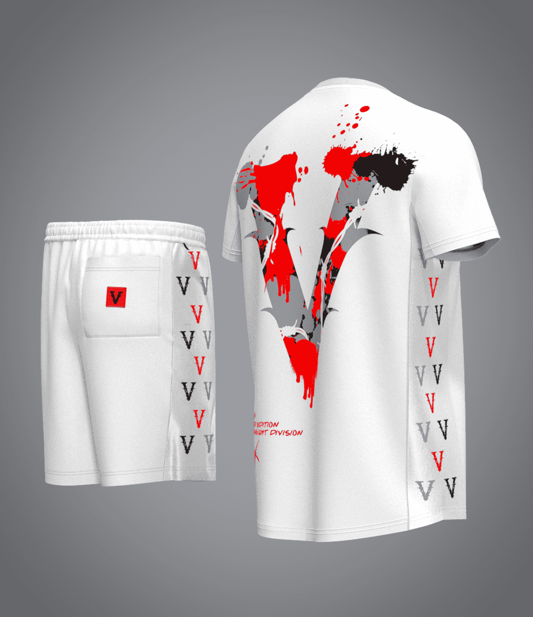 Ensemble Red Scarface Blanc VRUNK