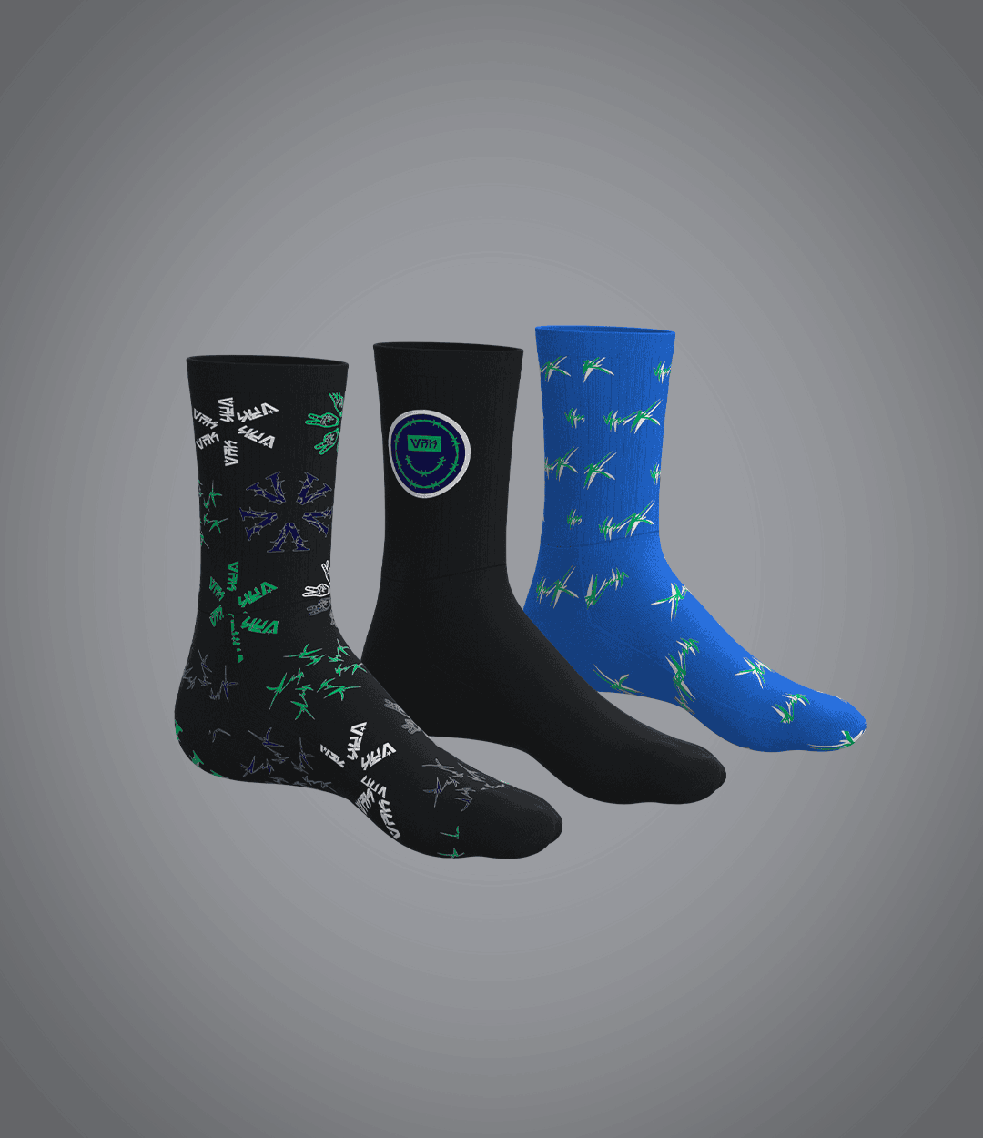 Pack chaussettes Blue Green VRUNK