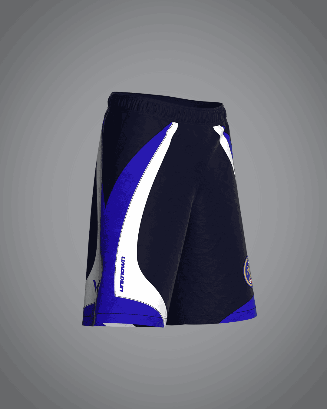 VRUNK X UNKNOWN - TRACK SHORT BLUE VRUNK