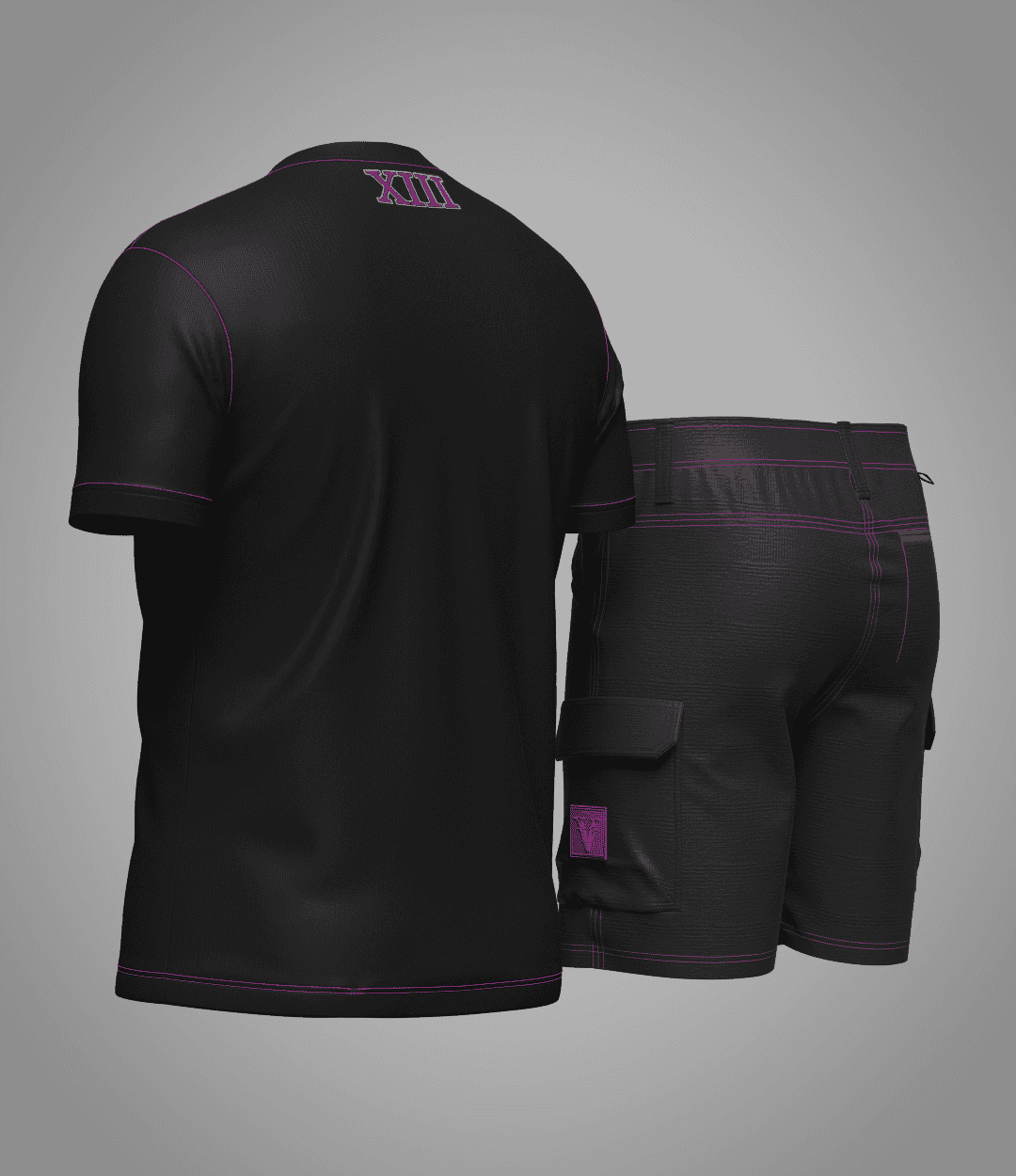 Ensemble Cargo Noir VRUNK