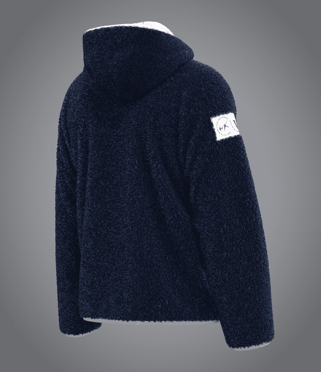 Veste Sherpa Blue Grey VRUNK