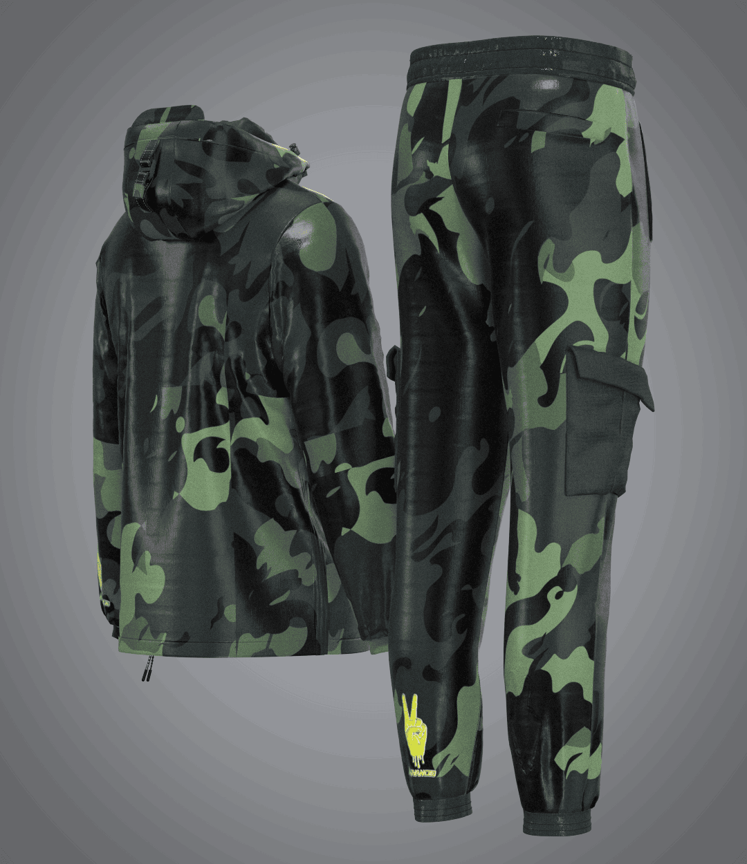Ensemble Camouflage Kaki VRUNK