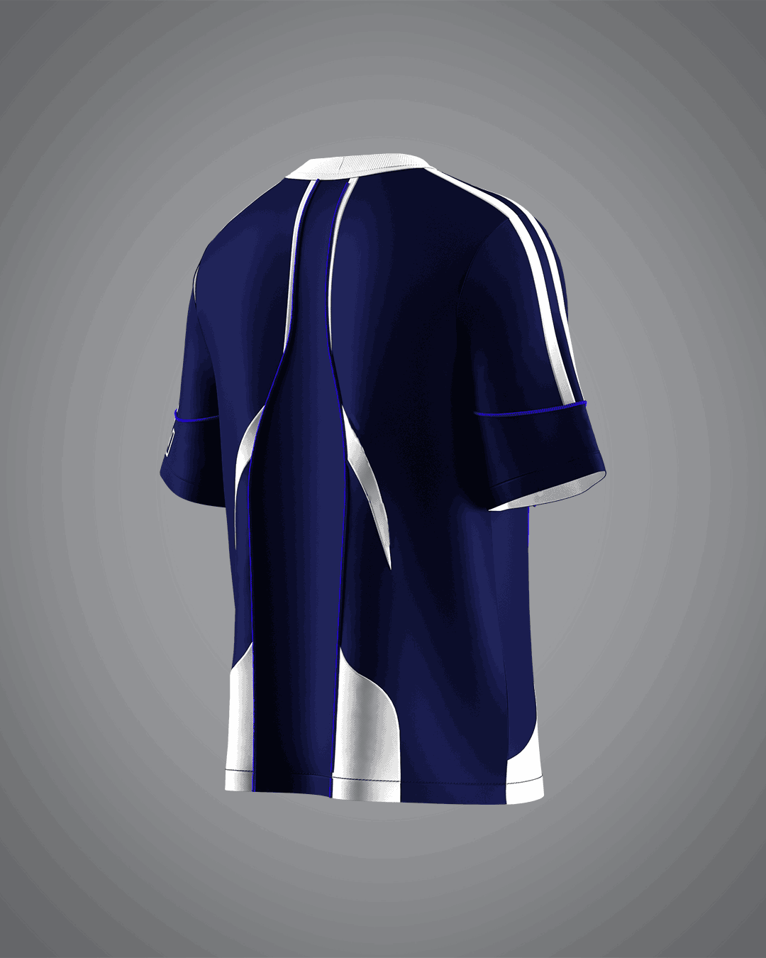 VRUNK X UNKNOWN - FOOTBALL TEE BLUE VRUNK