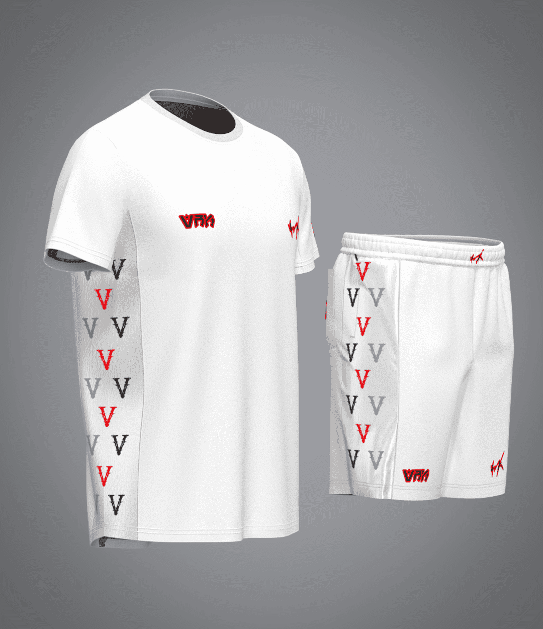 Ensemble Red Scarface Blanc VRUNK