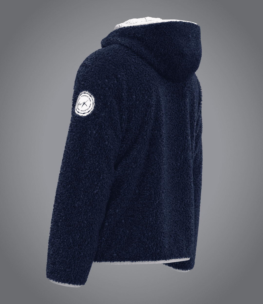 Veste Sherpa Blue Grey VRUNK
