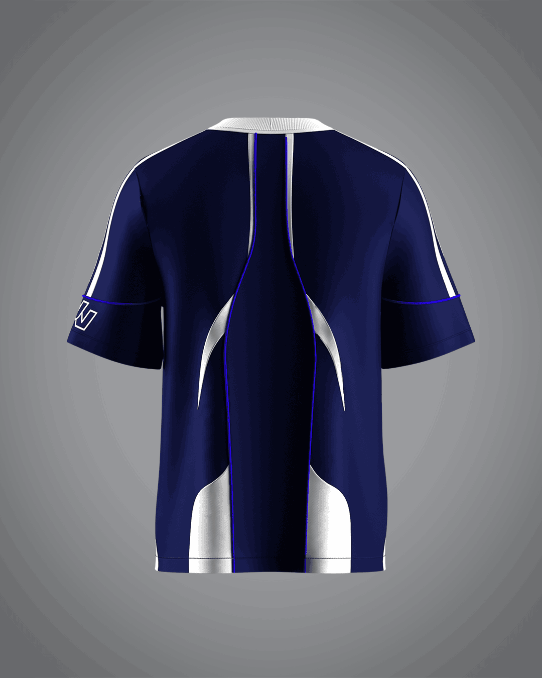 VRUNK X UNKNOWN - FOOTBALL TEE BLUE VRUNK