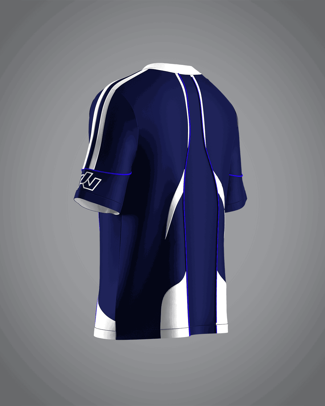 VRUNK X UNKNOWN - FOOTBALL TEE BLUE VRUNK