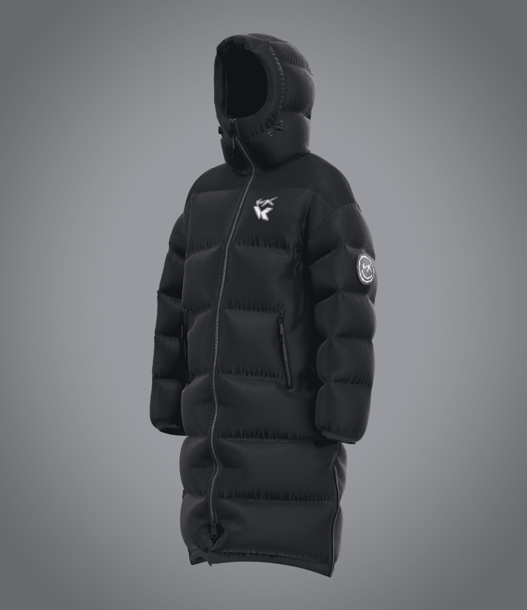 Doudoune Longue Black VRUNK