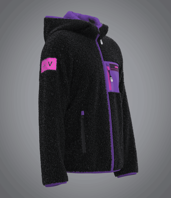 Veste Sherpa Black Purple VRUNK
