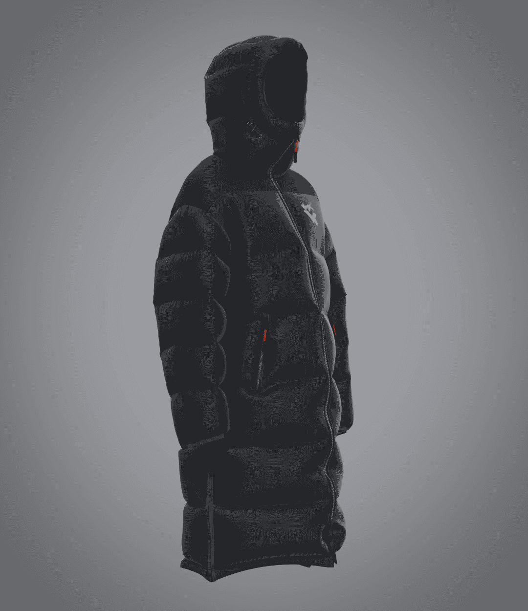 Doudoune Longue Black VRUNK