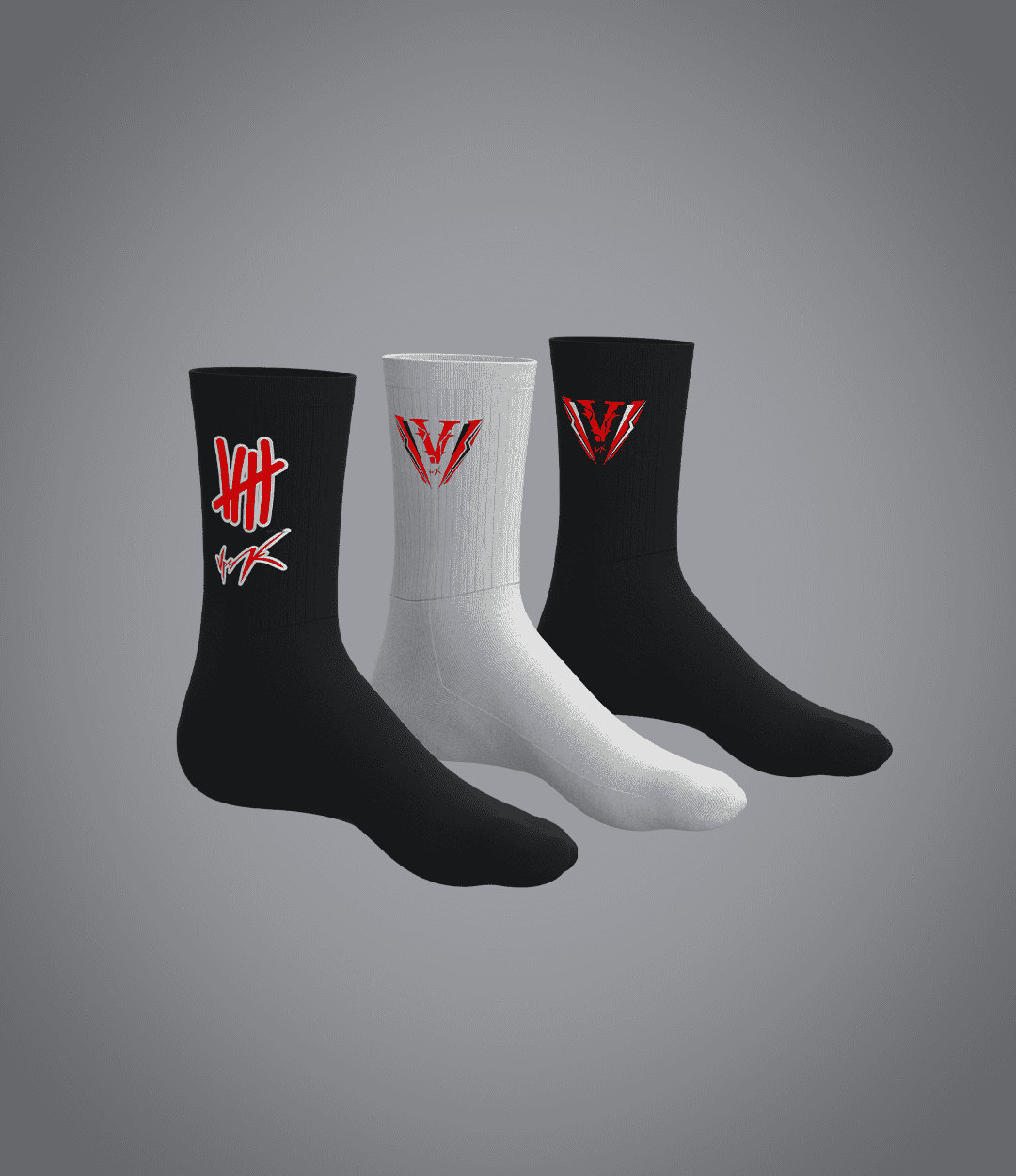 Pack chaussettes Trace Rouge VRUNK
