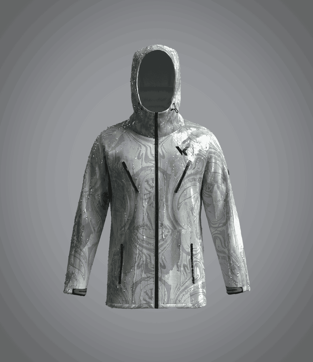 Veste Water Effect Grey VRUNK