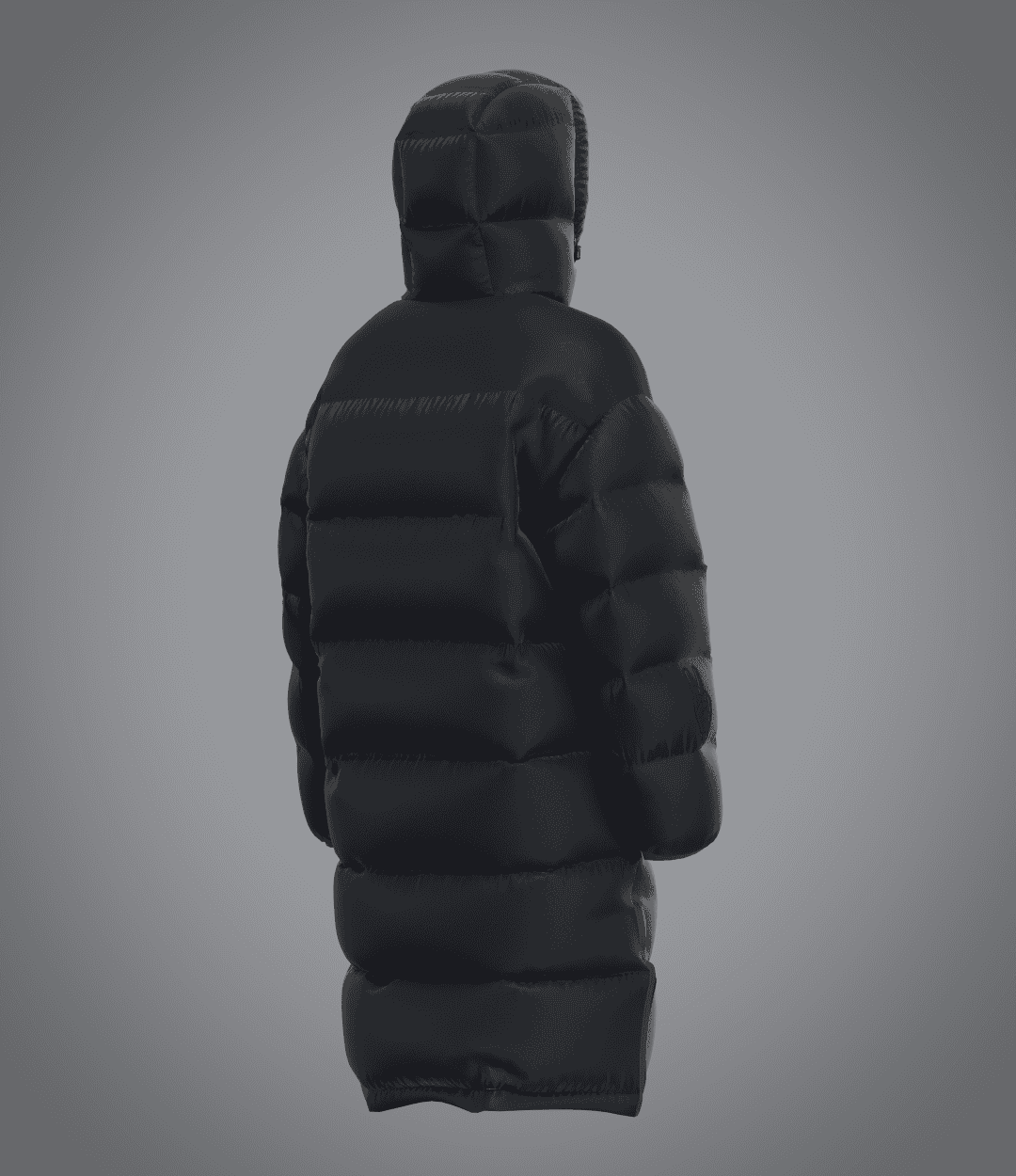 Doudoune Longue Black VRUNK