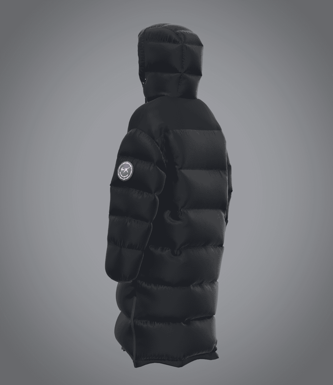Doudoune Longue Black VRUNK
