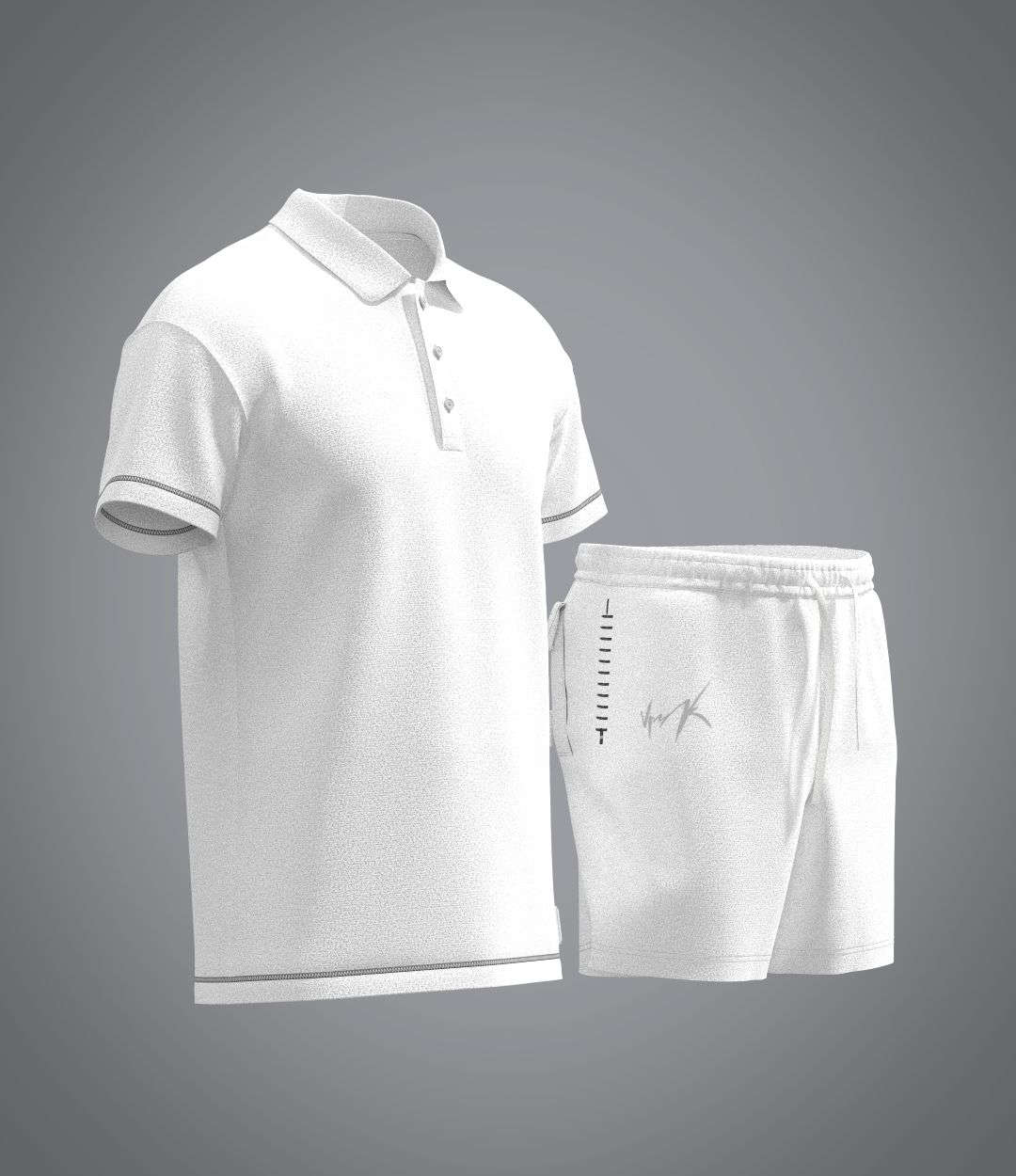 Ensemble Full Sponge White Silver VRUNK