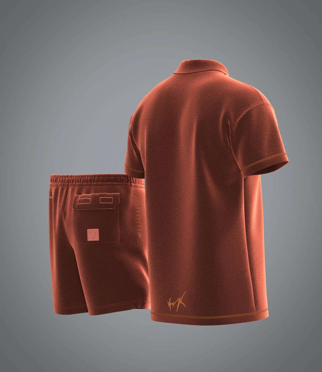 Ensemble Full Sponge Brick Red VRUNK