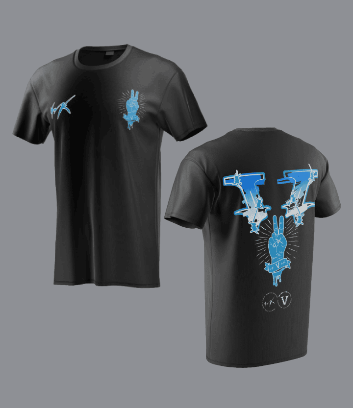 Tee-shirt Blue Freeze VRUNK