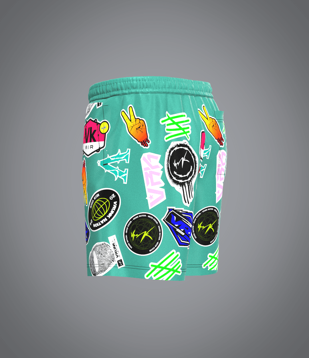 Short Stick The World Green VRUNK