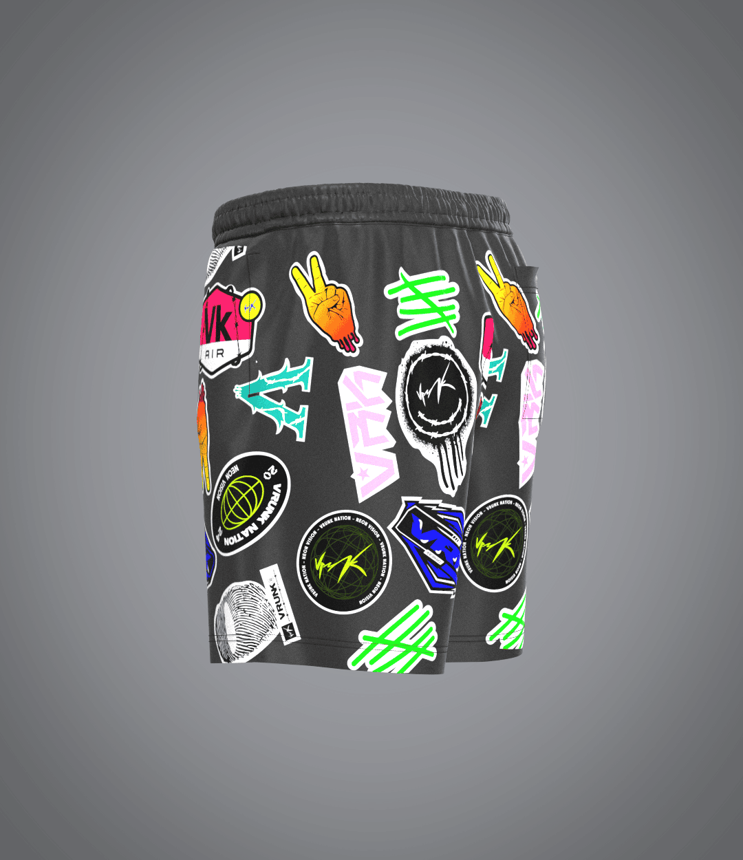 Short Stick The World Black VRUNK