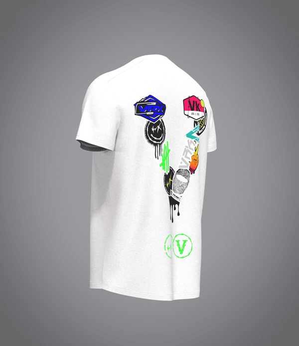 Tee-Shirt Stick The World Blanc VRUNK