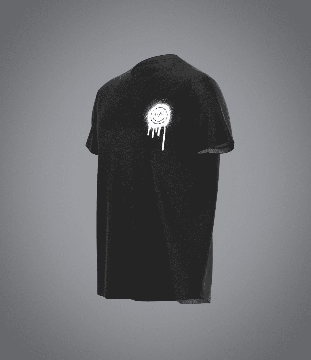 Tee-Shirt Stick The World Noir VRUNK