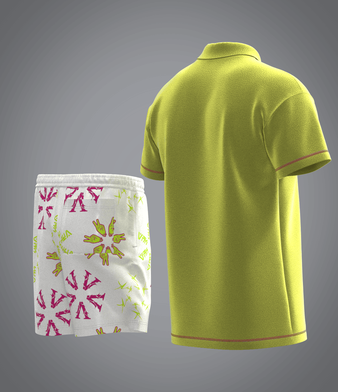 Ensemble Flowers Sponge Yellow VRUNK
